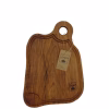 Frente de tabla para asado de 39 cm con canaleta para atrapar jugos y espacio circular para salsera.