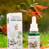 Frasco gotario y caja de la Infusión Herbal Doña Juana, extracto natural de 4 plantas perteneciente a la Línea Küme Felen.