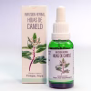 Frasco gotero y caja de infusión herbal de Hojas de Canelo (Drimys winteri), Foye o Foique, con ilustración botánica sobre fondo blanco.